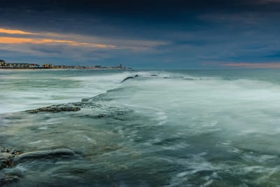 Asbury Foam by David Gardiner framed canvas print