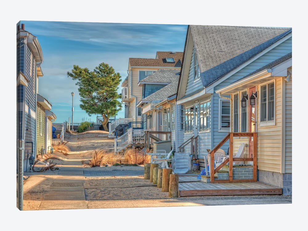 Jersey Cottages by David Gardiner 1-piece Canvas Art