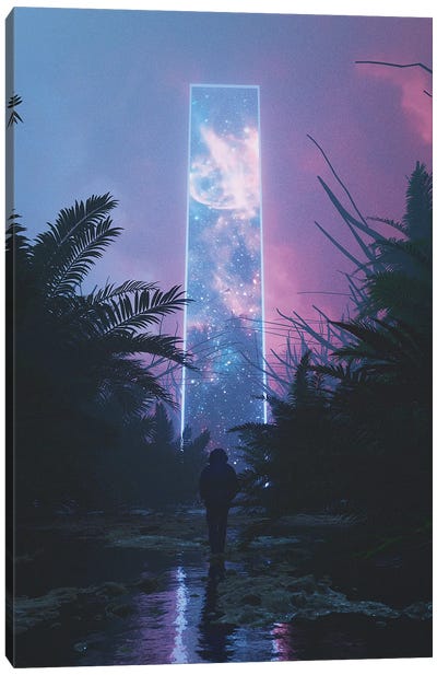 Beyond The Forest Canvas Art Print - Alternate Realities