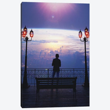 By The Pier Canvas Print #DVH14} by Davansh Atry Canvas Artwork