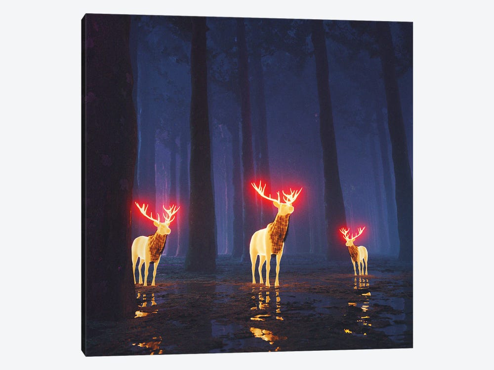 Forest Of Bliss by Davansh Atry 1-piece Canvas Art