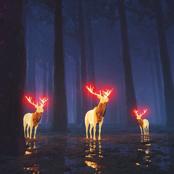 Neon: Forest Of Bliss by Davansh Atry