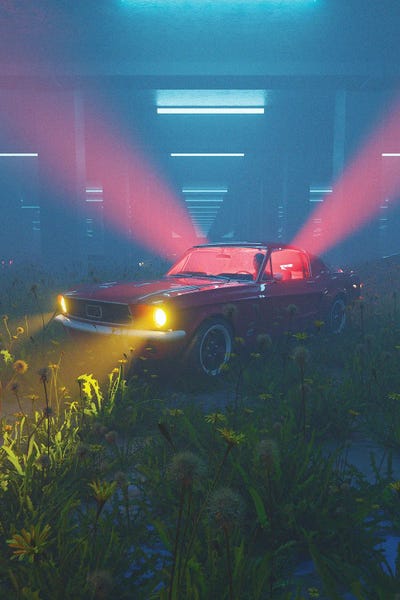 Reclaimed By Nature: Green Garage by Davansh Atry