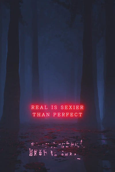 Neon Typography: A Perfect Lie by Davansh Atry