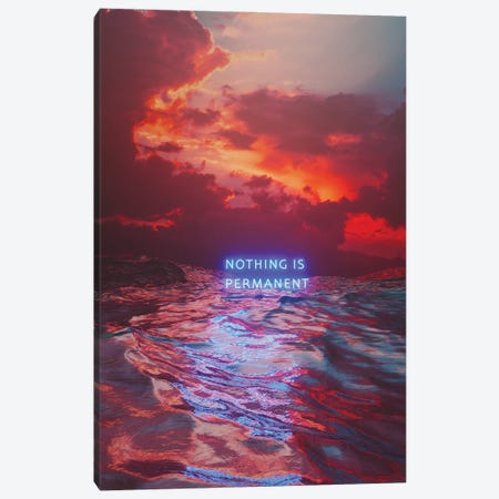 Nothing Is Permanent Canvas Print #DVH40} by Davansh Atry Canvas Wall Art
