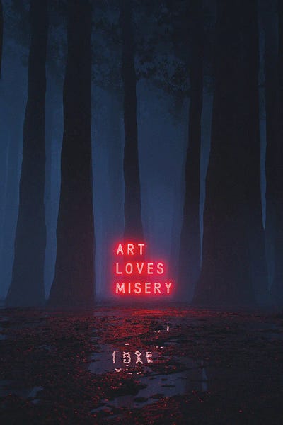 Neon Typography: Nutshell by Davansh Atry