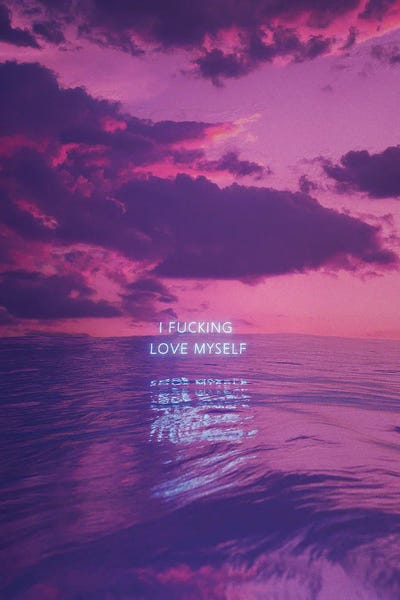 Neon Typography: Self Love by Davansh Atry