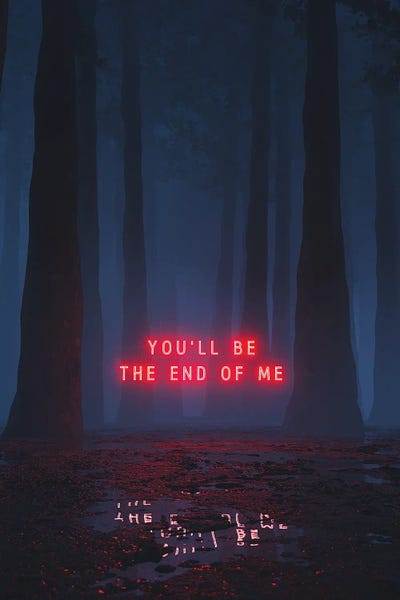 Neon Typography: Thoughts by Davansh Atry