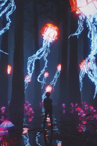 Tomorrowland by Davansh Atry framed wall art