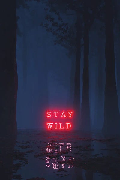 Neon Typography: True Self by Davansh Atry