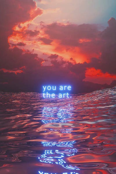 You Are The Art by Davansh Atry framed wall art