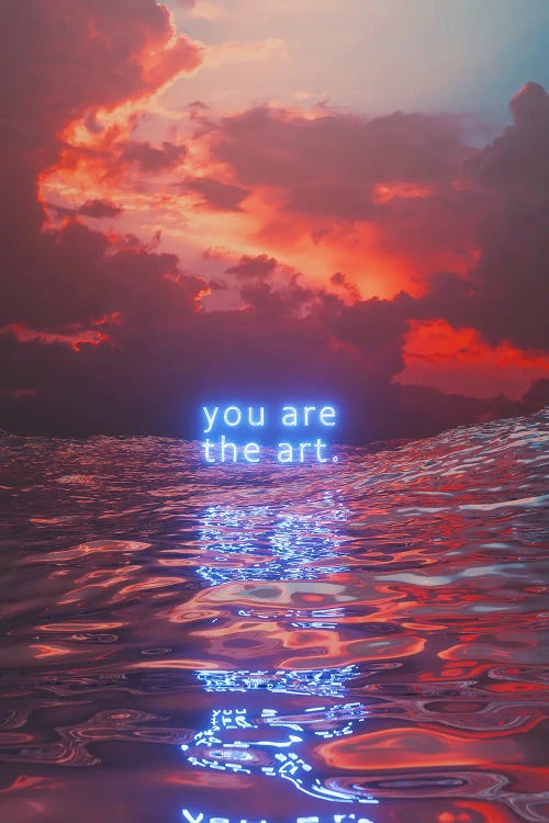 You Are The Art by Davansh Atry wall art