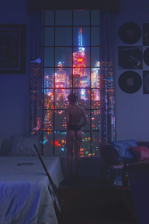 Another Lonely Night by Davansh Atry wall art