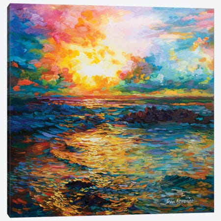 Virtuous Sunset Canvas Print #DVI101} by Leon Devenice Canvas Art