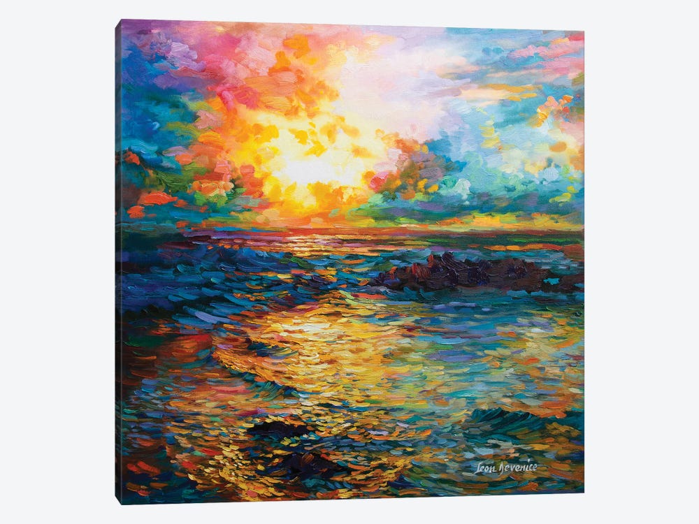 Virtuous Sunset by Leon Devenice 1-piece Canvas Art Print