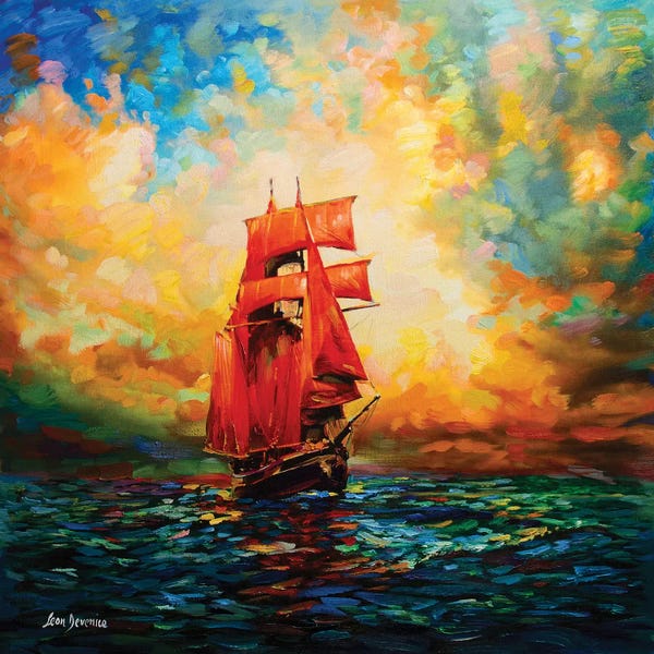 Nautical Living Room: Voyages Of Imagination by Leon Devenice