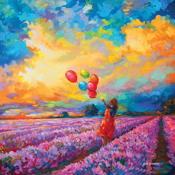 Gardens & Floral Landscapes: Impressionist Art by Leon Devenice