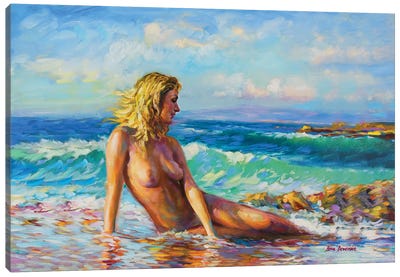 Nude Art Canvas Art Print - Leon Devenice
