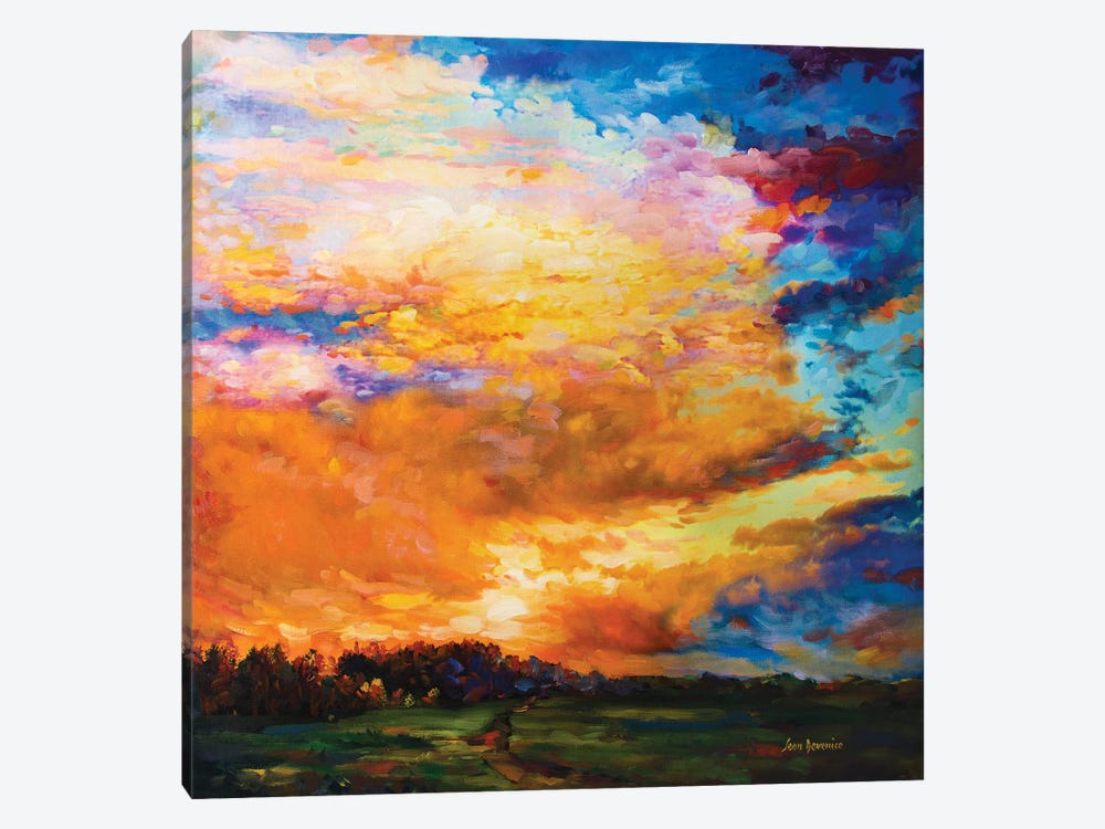 After The Sunset by Leon Devenice 1-piece Canvas Print