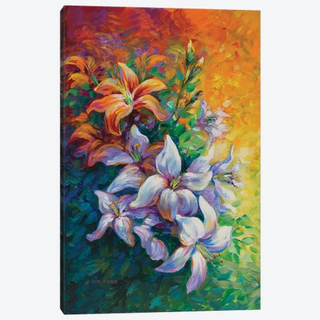 Blooming Lily  Canvas Print #DVI126} by Leon Devenice Canvas Print