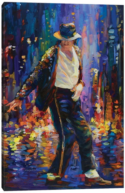 Michael Jackson Canvas Art Print - Leon Devenice