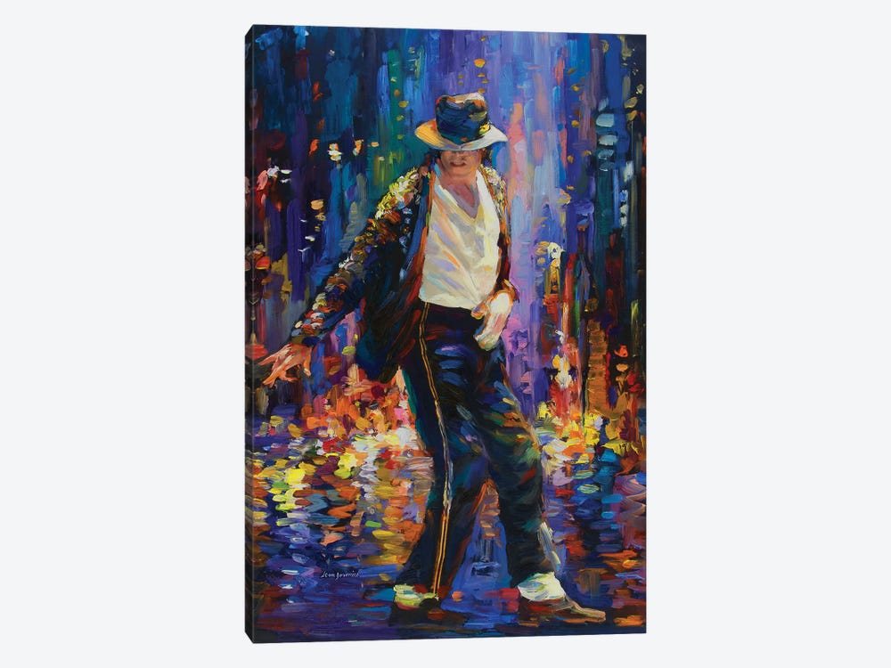 Michael Jackson by Leon Devenice 1-piece Canvas Art Print