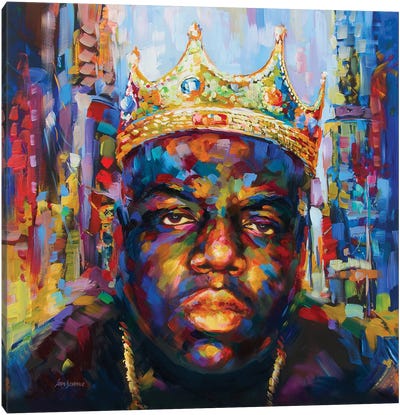 Hip Hop Legend #1 Canvas Art Print