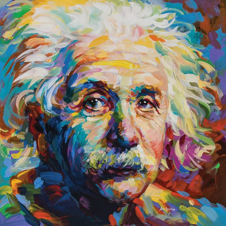 Einstein by Leon Devenice wall art