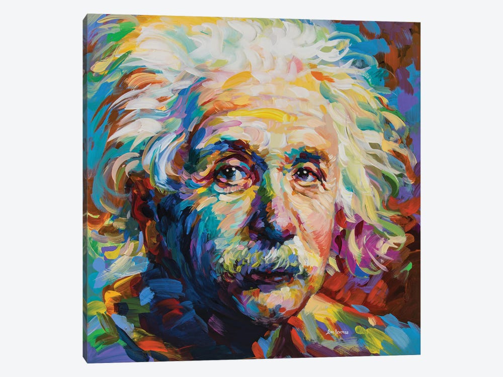 Einstein by Leon Devenice 1-piece Art Print