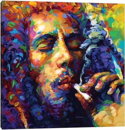Marley Canvas Art Print - 420 Collection