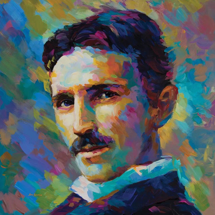 Tesla by Leon Devenice wall art