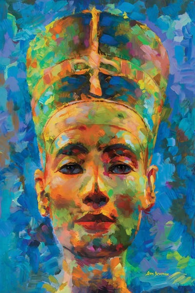 Nefertiti by Leon Devenice canvas print