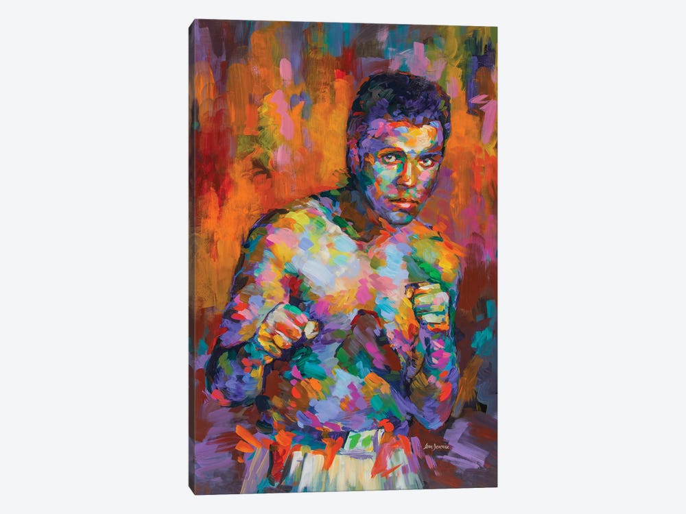 Ali, Boxing Legend by Leon Devenice 1-piece Canvas Art