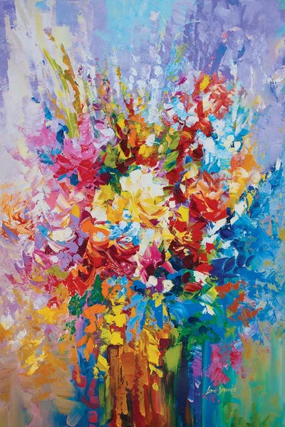 Artists Like Van Gogh: Floral Mosaic by Leon Devenice