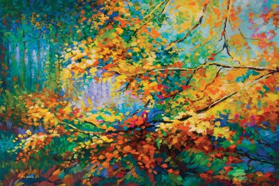 Autumn Memories II by Leon Devenice framed canvas print