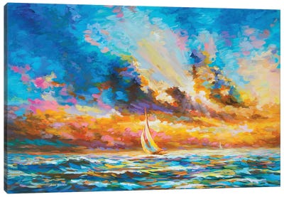 Voyage Of Hope Canvas Art Print - Leon Devenice