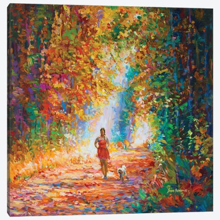 Finding A New Path Canvas Print #DVI149} by Leon Devenice Canvas Wall Art