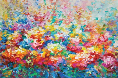 Earth's Smile by Leon Devenice framed canvas print