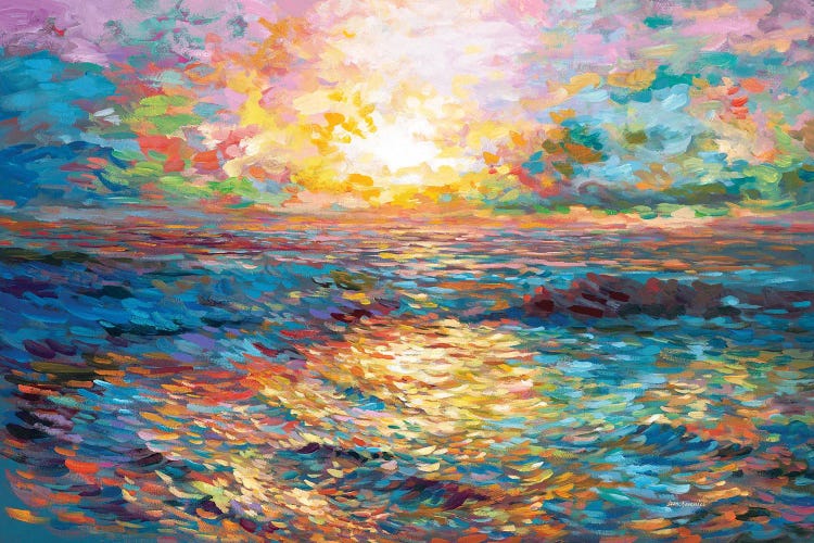 Sunset In Mykonos by Leon Devenice wall art