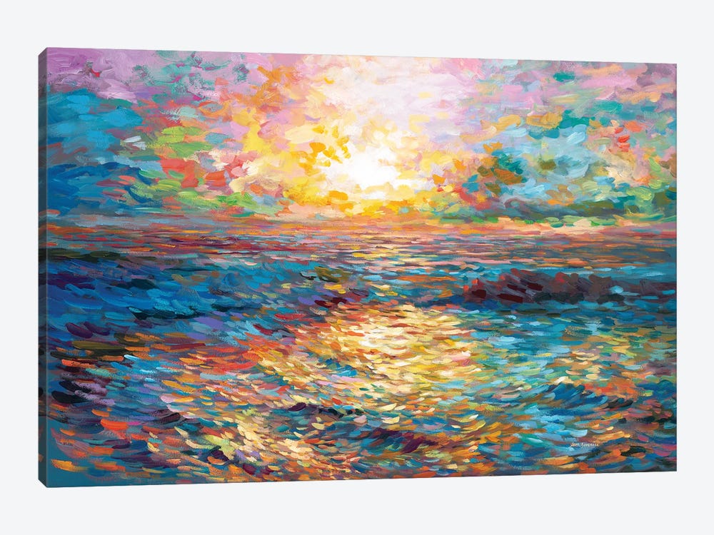 Sunset In Mykonos by Leon Devenice 1-piece Canvas Artwork