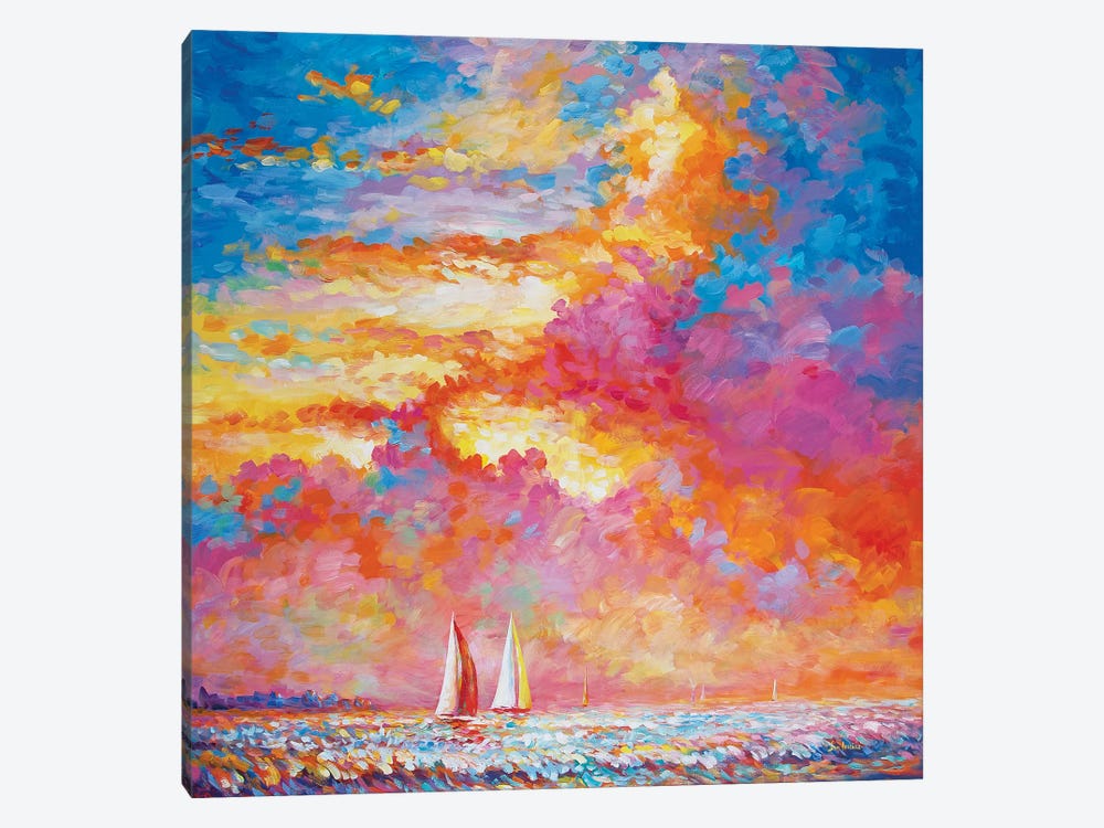 Sail Your Worries Away by Leon Devenice 1-piece Canvas Wall Art