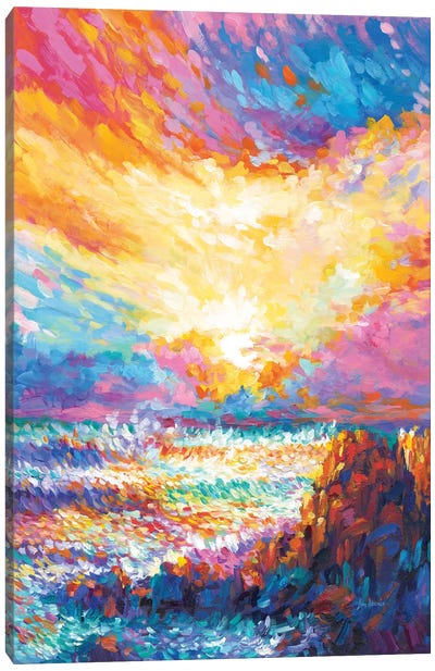 Poetry At Sunset Canvas Art Print - Leon Devenice