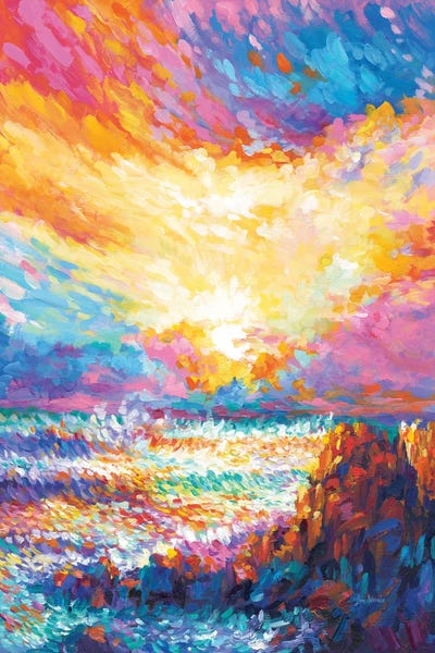 City Sunrises & Sunsets: Poetry At Sunset by Leon Devenice