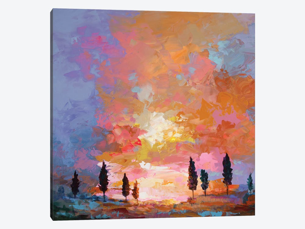 Tuscan Sunset by Leon Devenice 1-piece Art Print