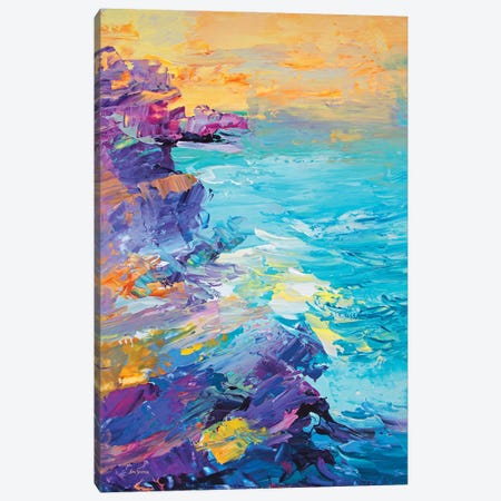 Magnificent Coastline Canvas Print #DVI193} by Leon Devenice Canvas Art Print