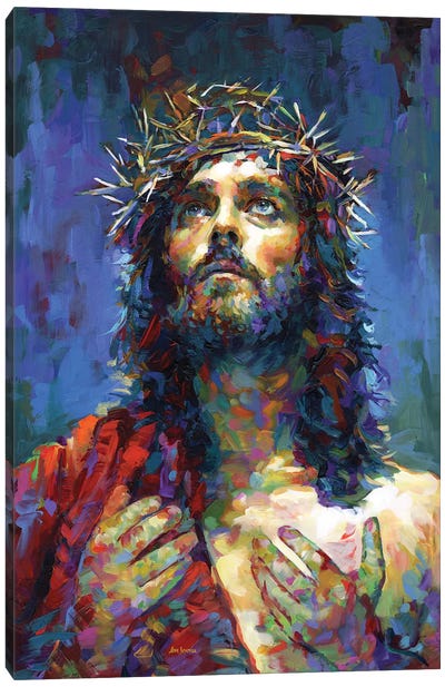 Jesus Christ Canvas Art Print - Fine Art Best Sellers