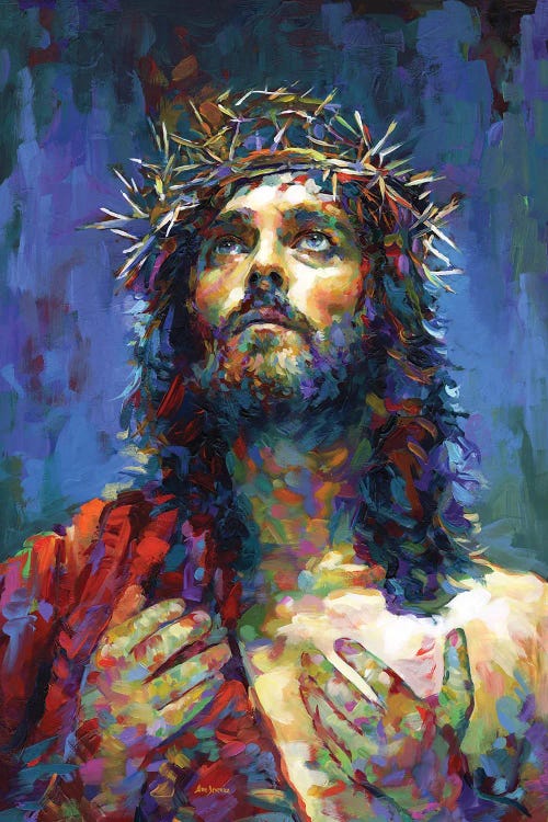 Jesus Christ Abstract Art Designart 