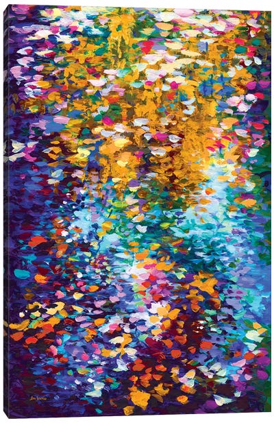 The Dance Of Leaves Canvas Art Print - Leon Devenice