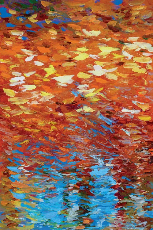 Autumn Reflection by Leon Devenice wall art