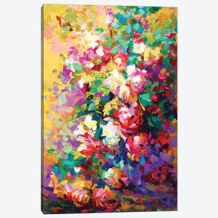 Roses Canvas Print #DVI217} by Leon Devenice Art Print